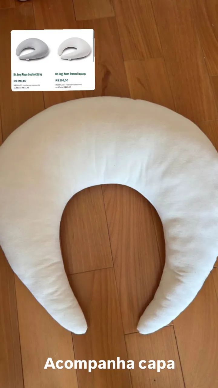 Almofada amamentação Yogi Baby com capa - Foto 2