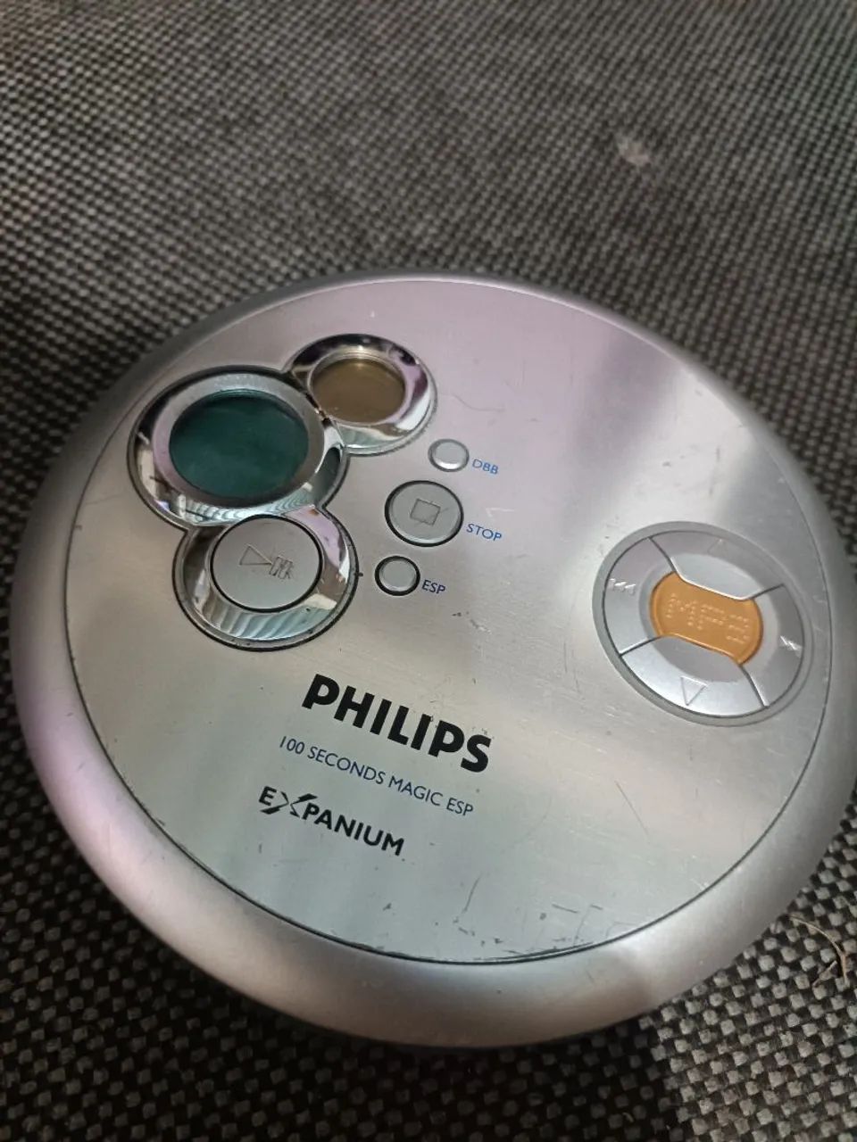 Discman Philips expanium (com defeito)