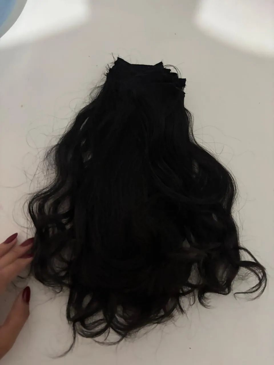 Cabelo humano 150g 45cm - Foto 5