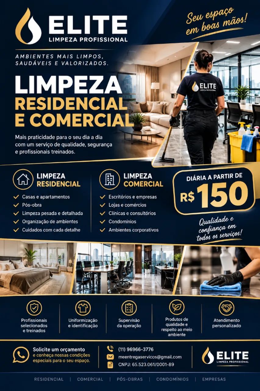 Limpeza profissional 
