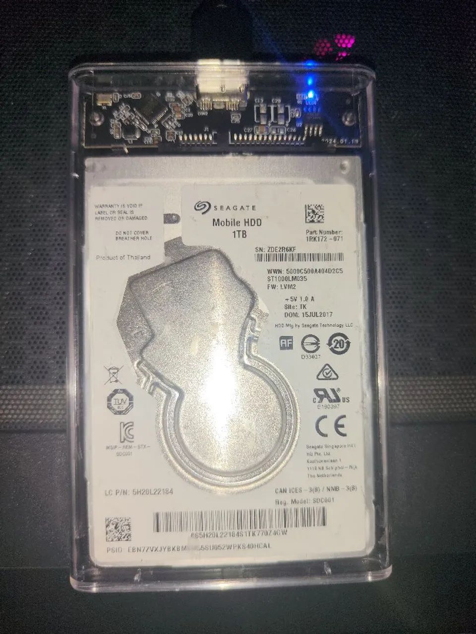 HDD 1TB Seagate com case 3.0 - Foto 3