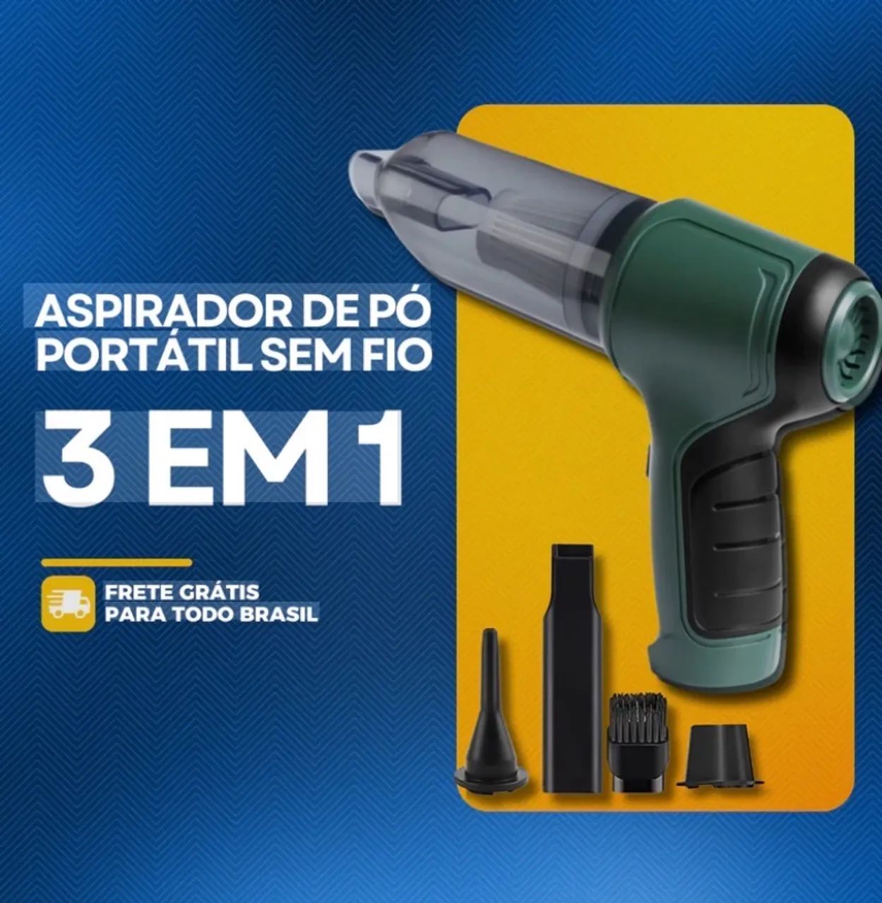 Aspirador de pó 3 em 1 com pagamento só na entrega  - Foto 2