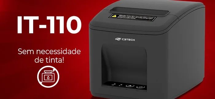  Impressora Térmica 80mm USB C3Tech IT-110 (Interface USB e Ethernet/RJ45) - WZetta - Foto 3