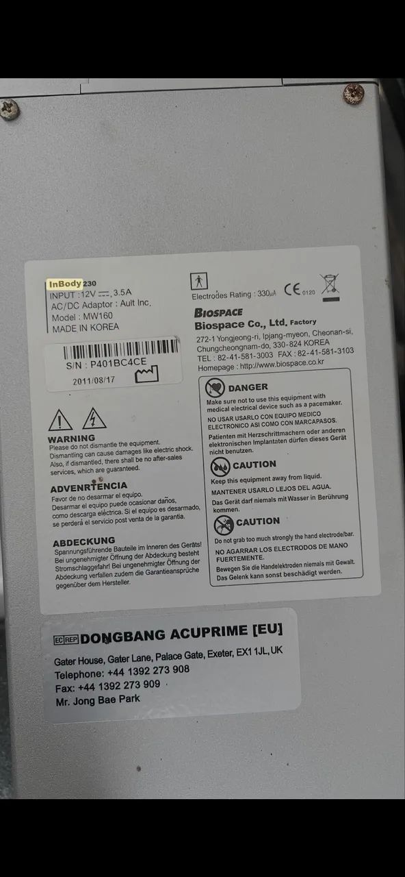 InBody 230 Original - Bioimpedancia Profissional  - Foto 2