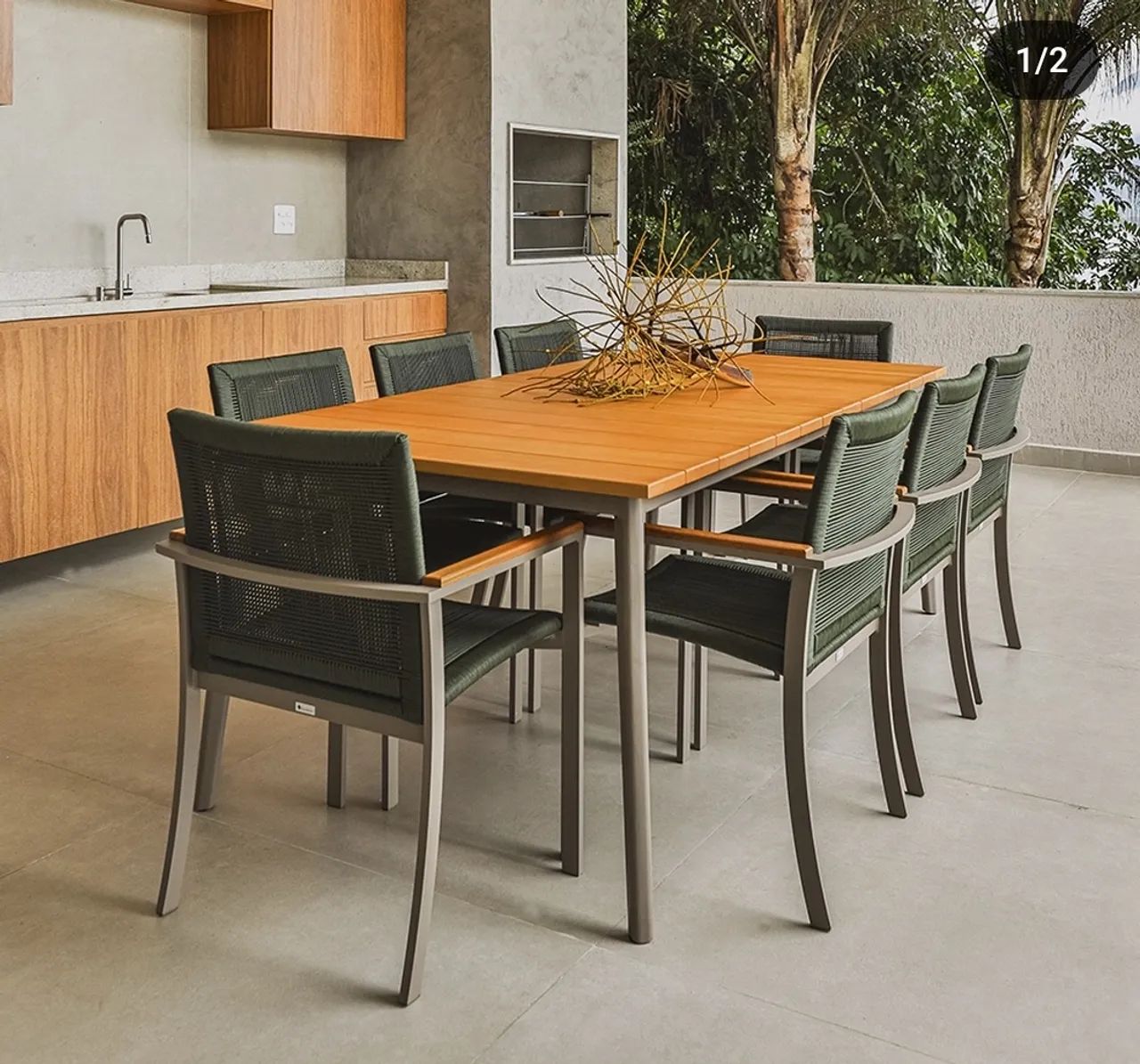Mesa com 8 cadeiras  - Foto 4