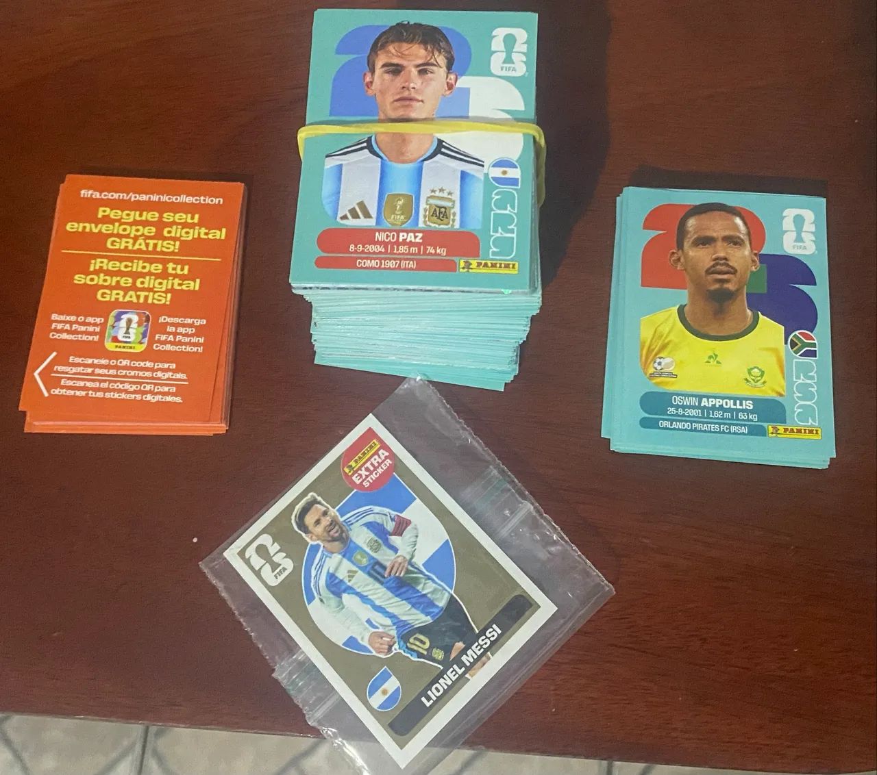 Figurinha Lendária Messi, Ouro Legend 2026 - Original 