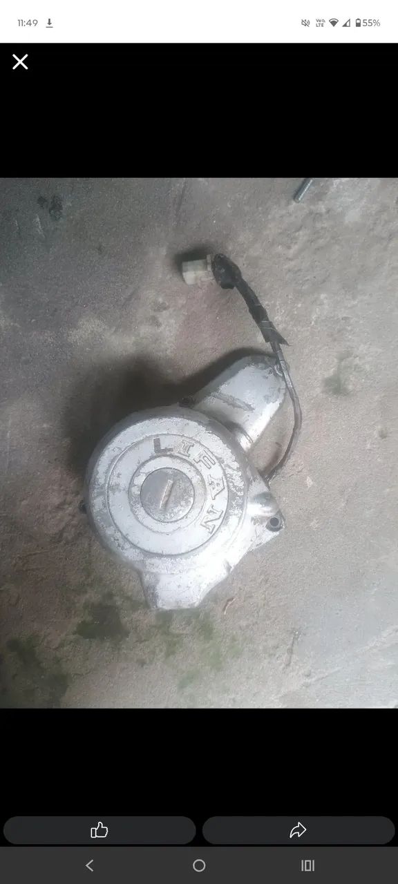 Tampa do motor