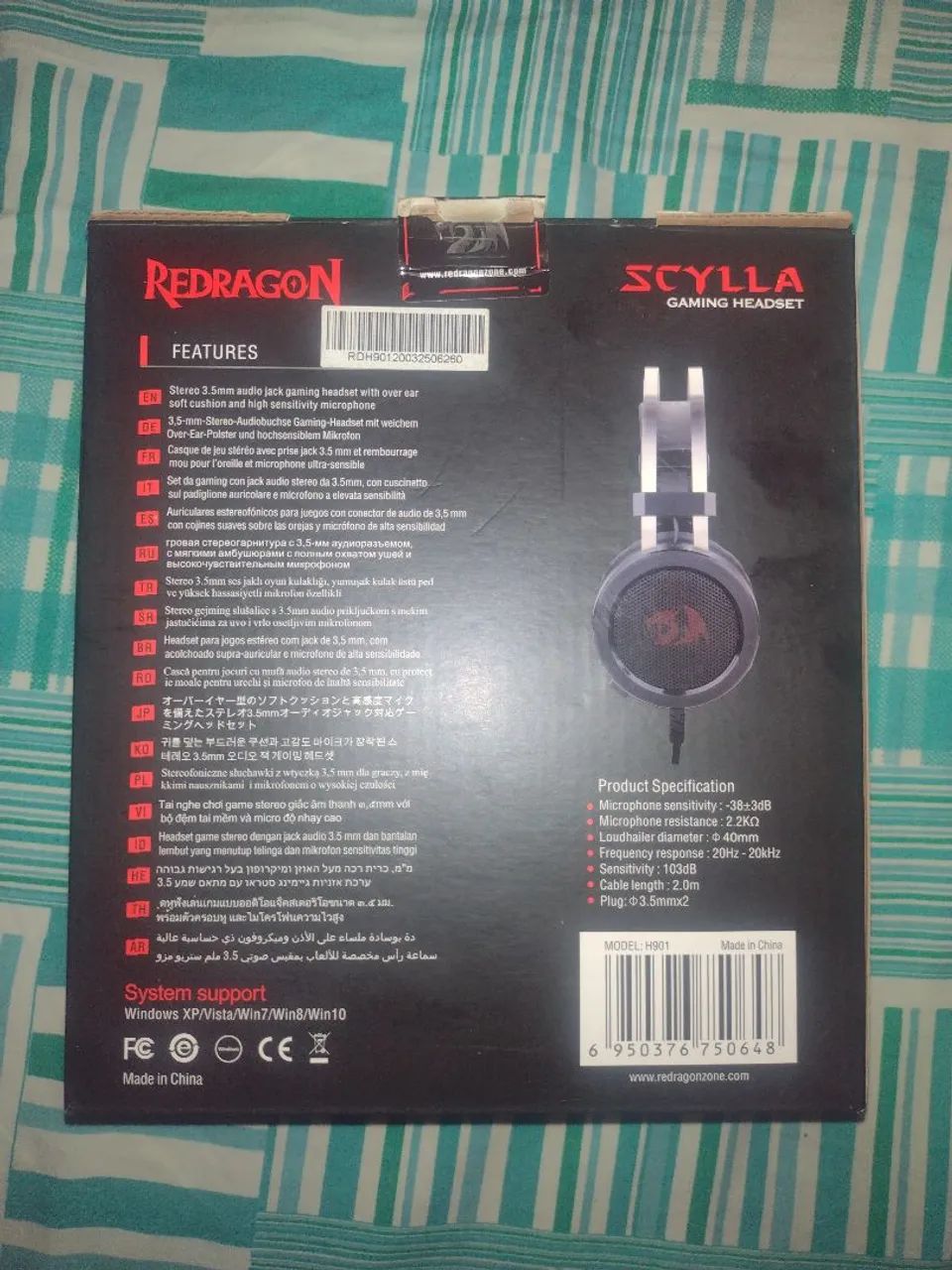 Headset redragon Scylla usado  - Foto 2