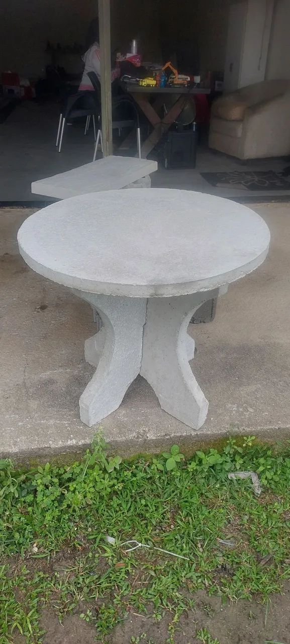 Mesa de concreto ( jardim e espaços abertos)  - Foto 3