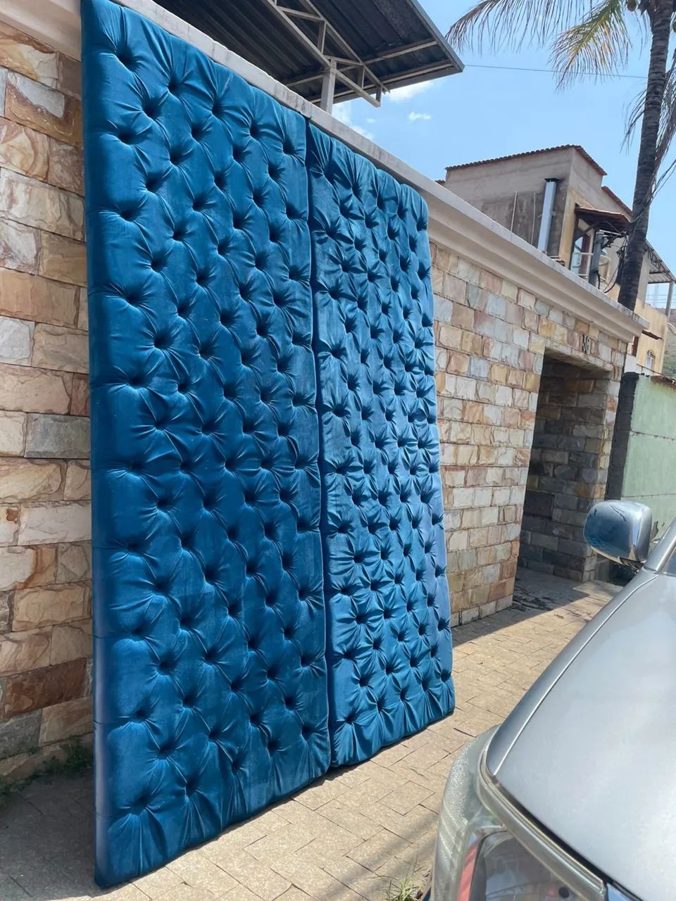 vendo 2 cabeceiras em capitonê 270cm x100cm (400 cada)