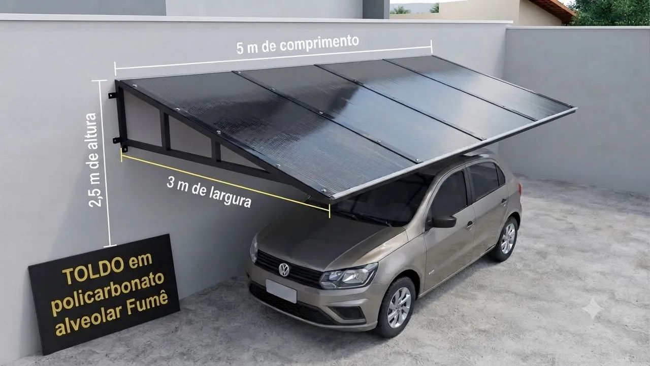 TOLDO p/ carros e áreas externas  - Foto 5