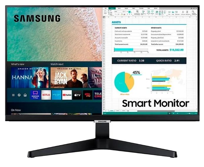 Monitor Samsung Smart M5, 24", Full HD, IPS, HDMI, USB, Bluetooth, Tizen,