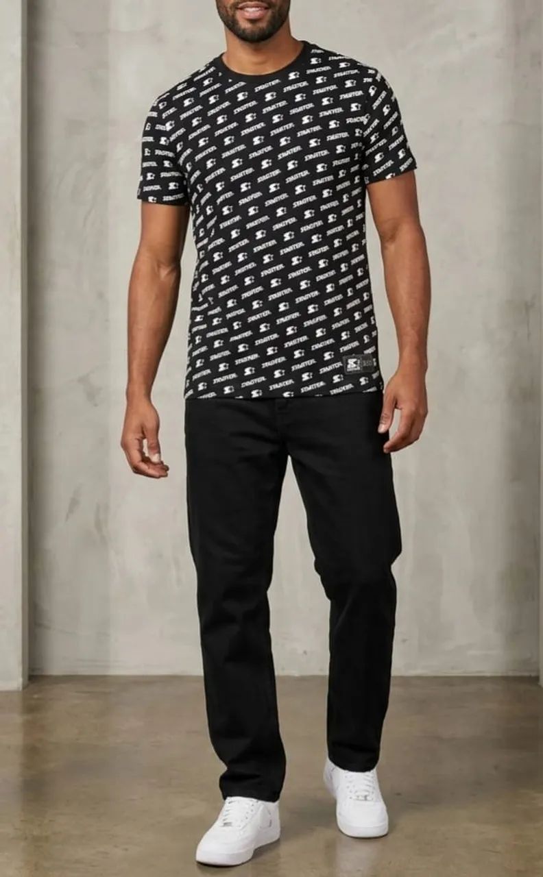 Kit 4 Camisetas Starter Estampadas