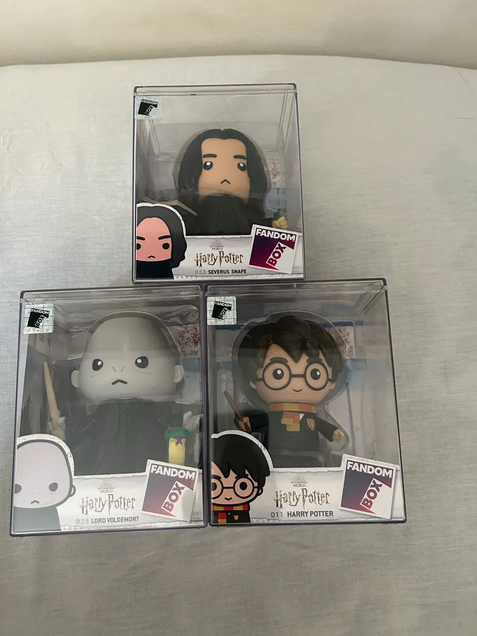 Lote de bonecos Harry Potter Fandom Box 3 na caixa e 3 sem caixa - Foto 4