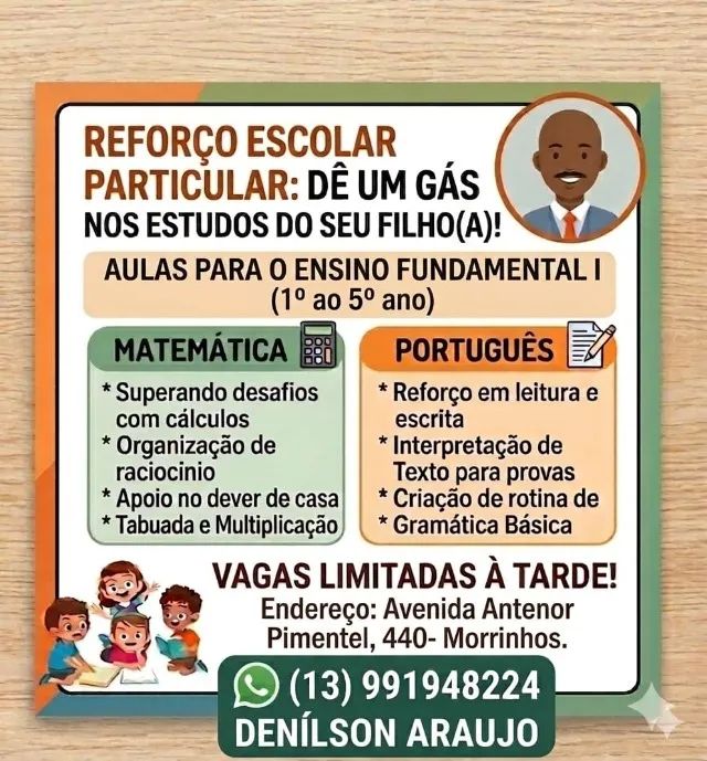 REFORÇO ESCOLAR  - Foto 2