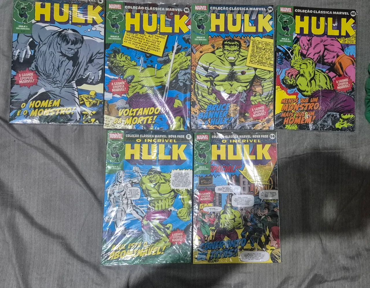 Coleção clássica Marvel hulk