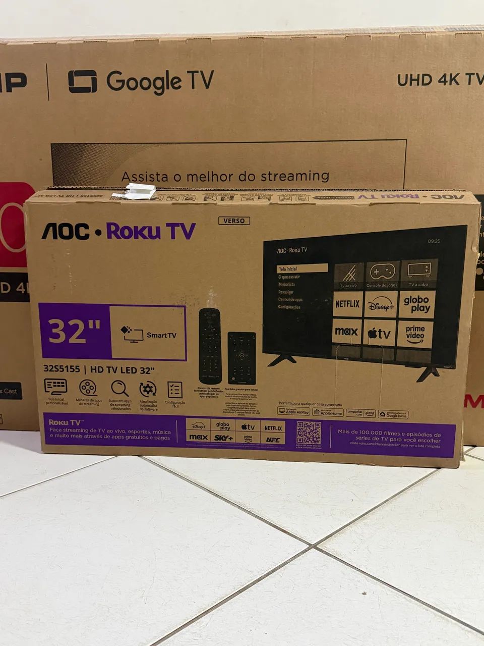 Smart TV AOC 32'' Led - Lacrada 