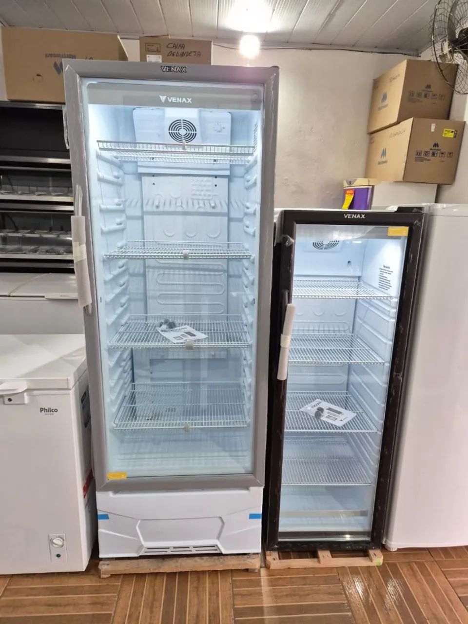 Expositores de frios e refrigerantes 