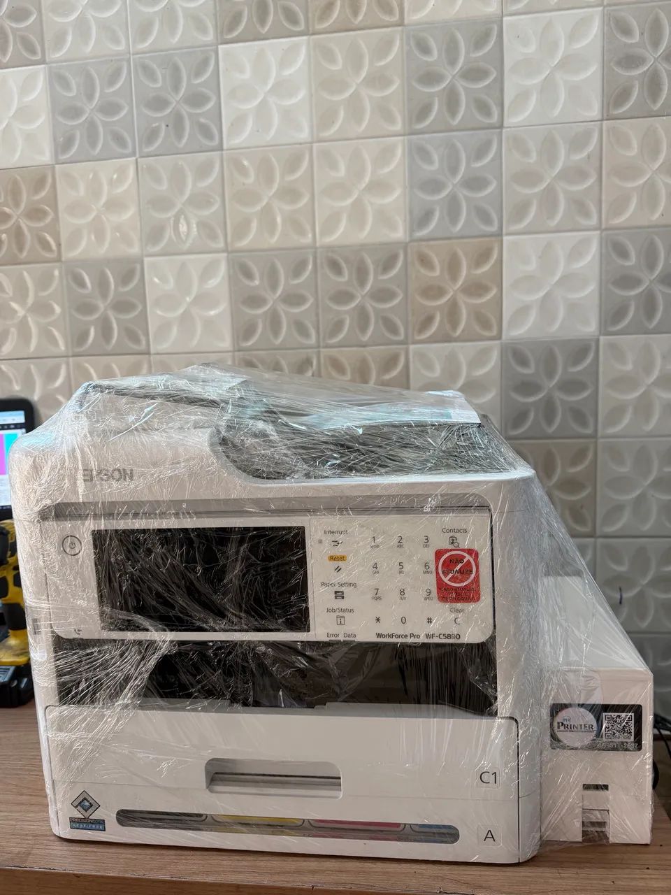 Impressora Epson WORKFORCE WF C5890 - NOVA NA CAIXA COM BULK  - Foto 5