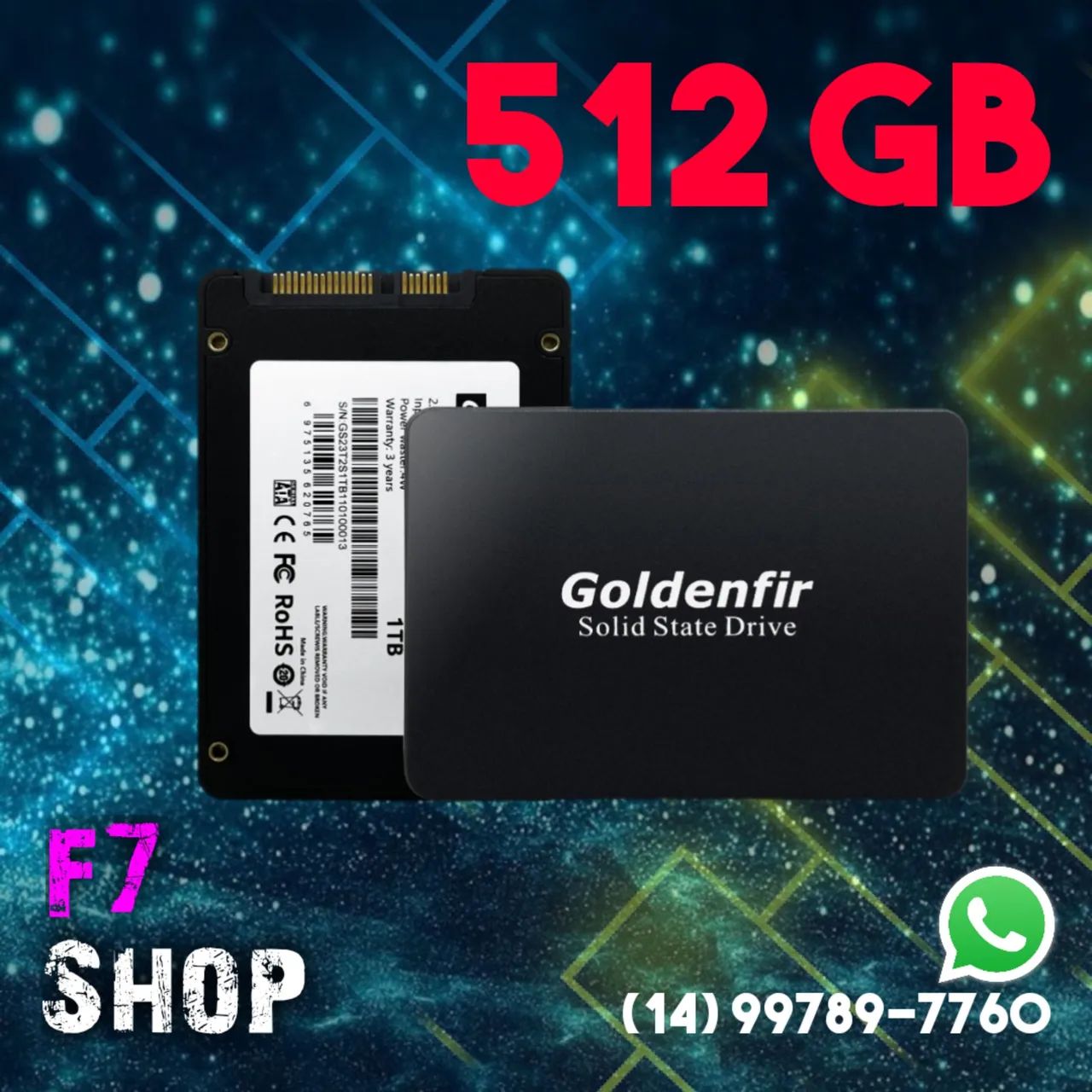 SSD 512 GB Goldenfir