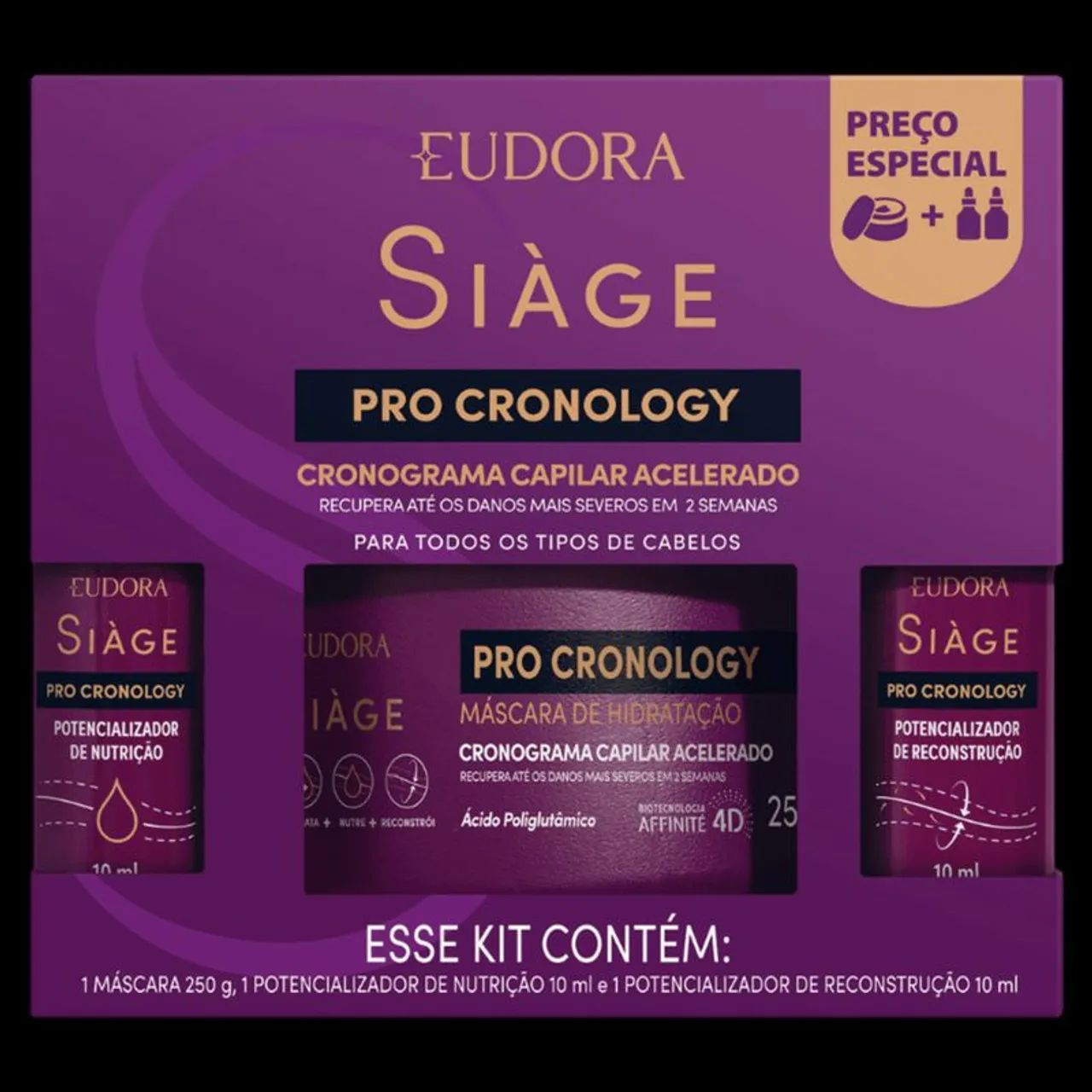 Tratamento capilar Pro Cronology Eudora - Foto 5
