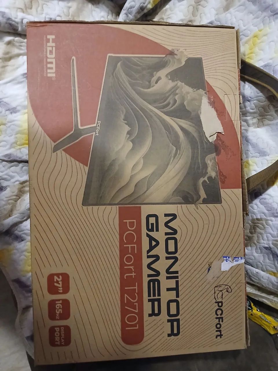 Monitor game 27" apresentou defeito na tela 