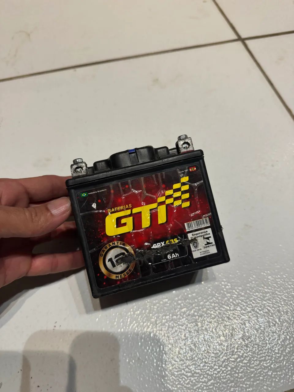 Bateria de moto 6ah