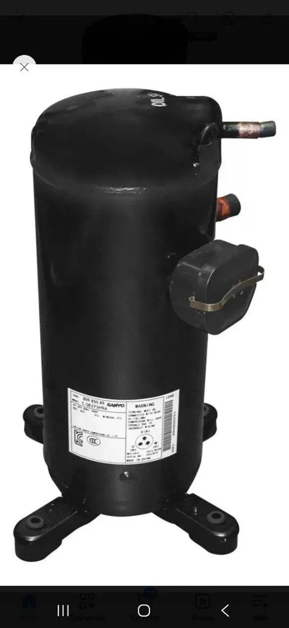 Compressor de ar-condic de 60btus  - Foto 2