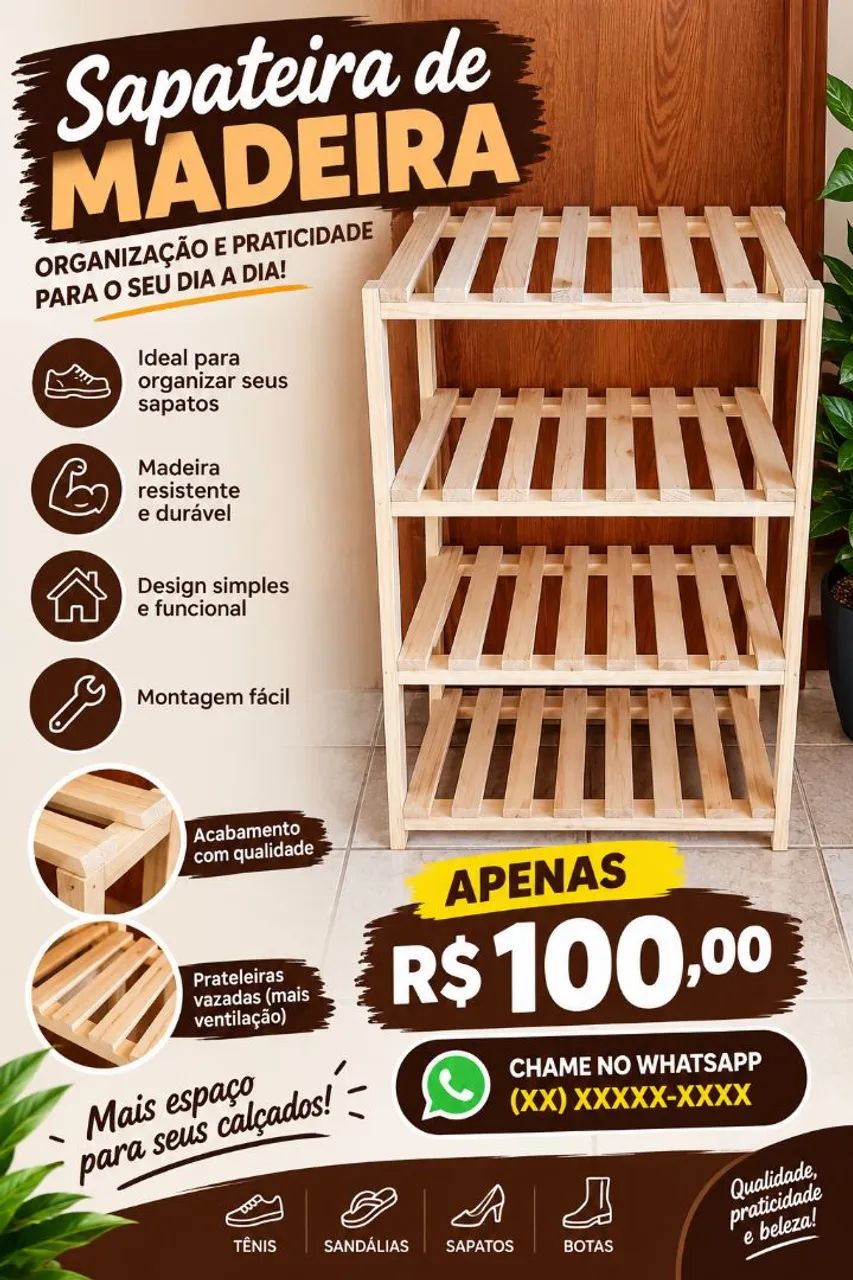Sapateira  e abajur