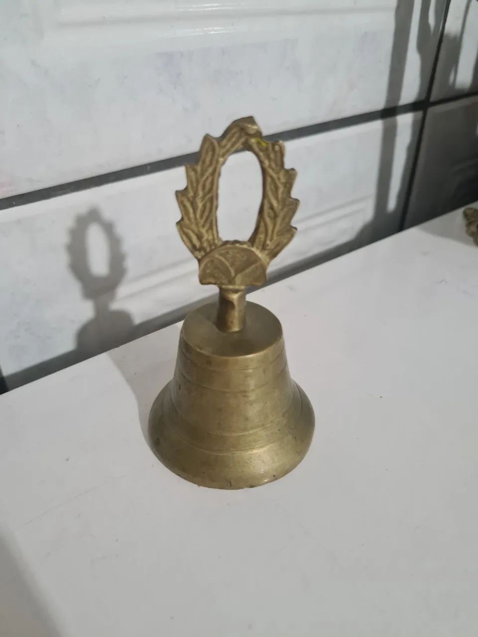 Sino de mesa de bronze  - Foto 3