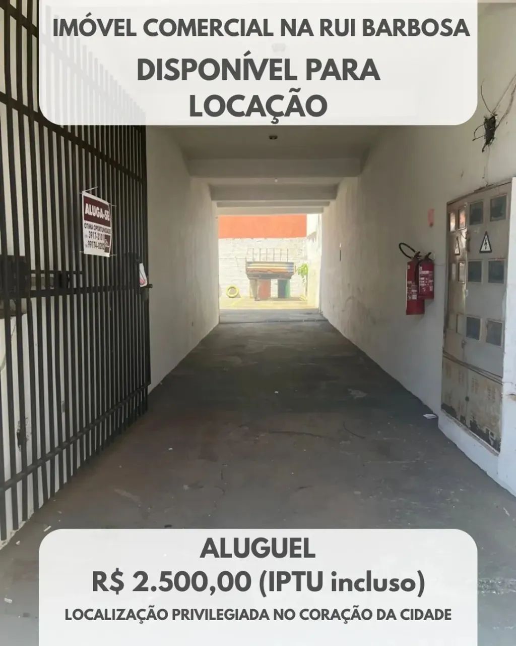 Estacionamento na Rua Rui Barbosa 101 - ao lado do Eco Hotel