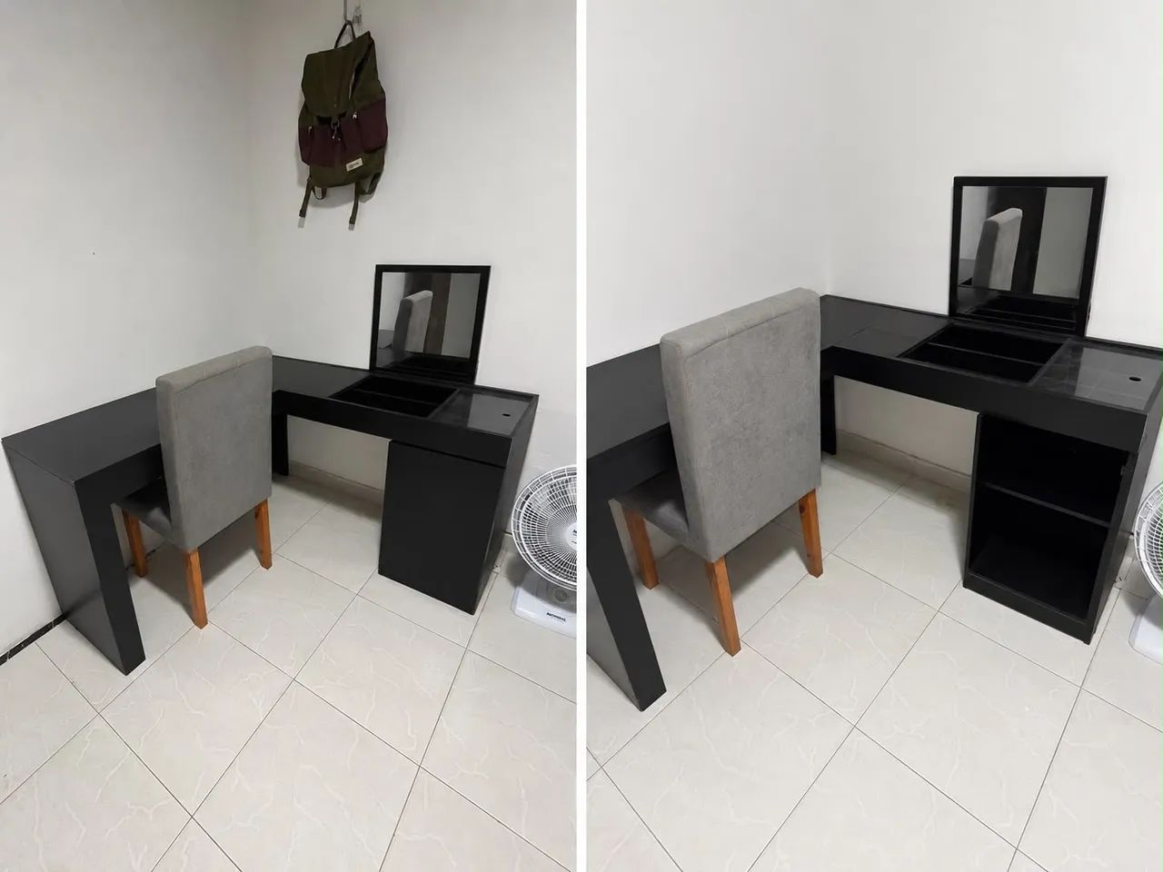 Escrivaninha e penteadeira em L - Foto 2