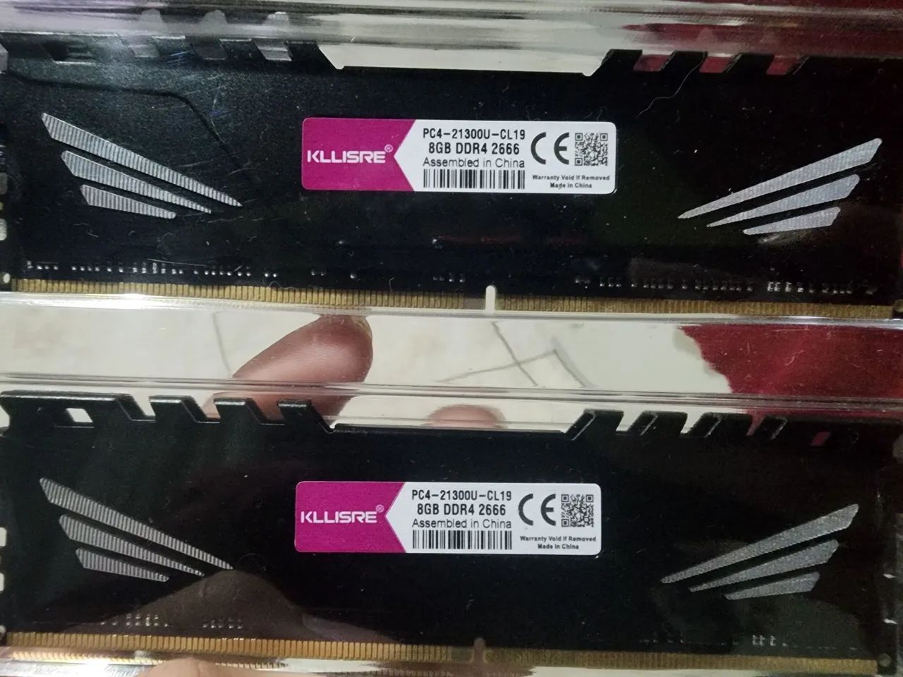 PAR DE PENTES MEMORIA RAM 8GB 2666 CADA - Foto 2