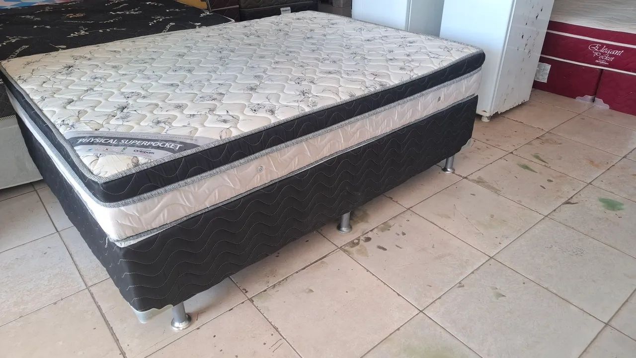 Cama Box molas ensacadas ortobom.  - Foto 3