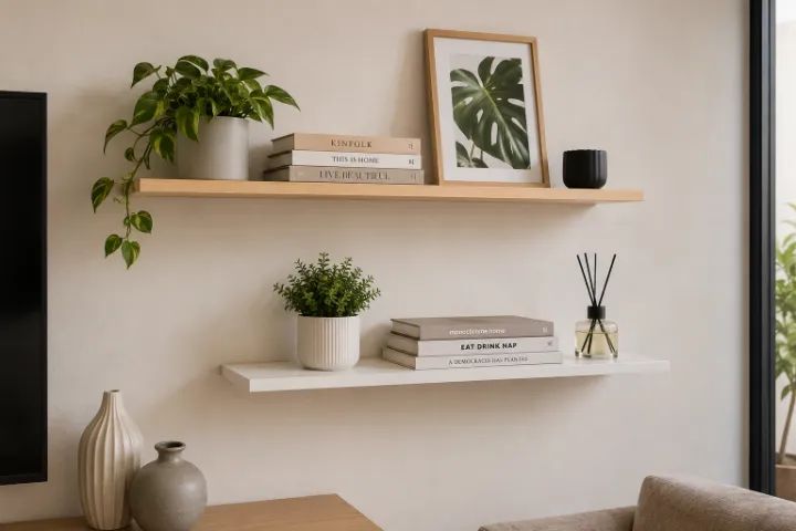 Prateleiras e Nichos Decorativos MDF e Pinus