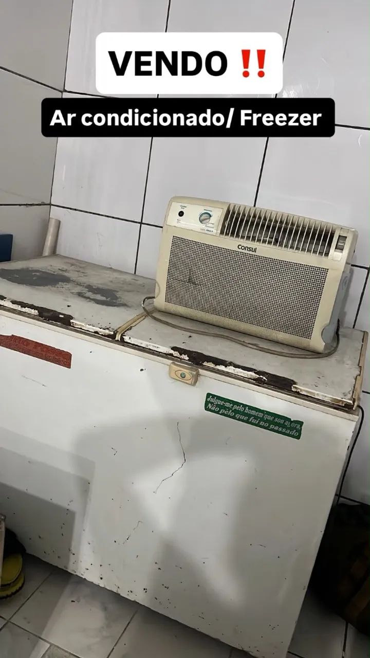 FREEZER E ARCONDICIONADO 