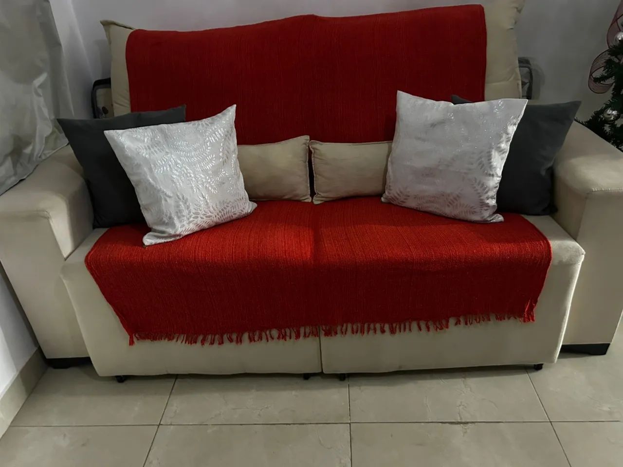 Sofá dois lugares cama ótimo estado - Foto 3