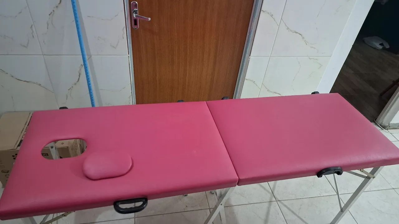 Maca Portátil Dobrável para Massagem + Acessórios - Foto 2