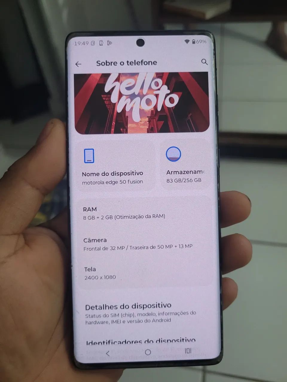 Edge 50 Fusion 256GB