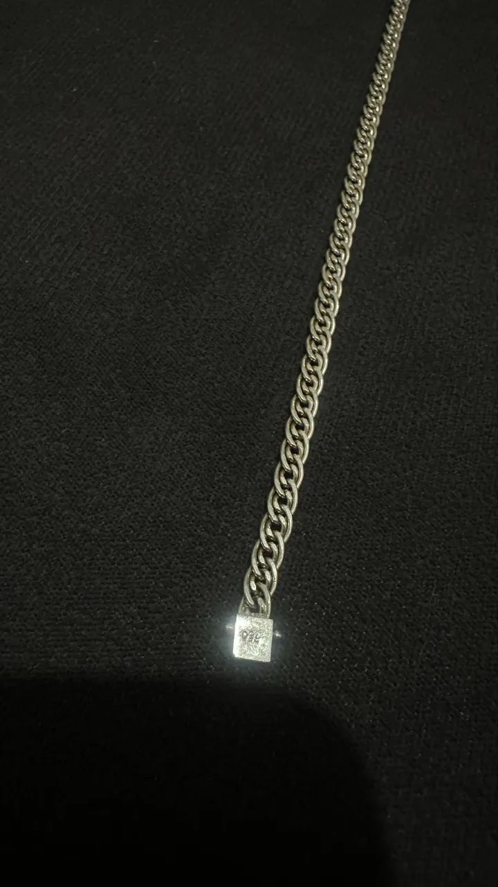 Pulseira elo duplo modelo romana 18k  - Foto 5