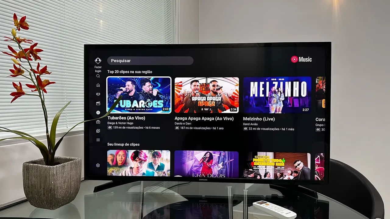Smart TV LED Samsung 40 Polegadas - Netflix YouTube  - Foto 2