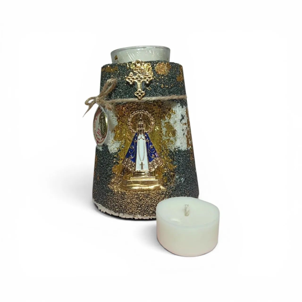 Vela Oratória castiçal decorativa e aromática  - Foto 4