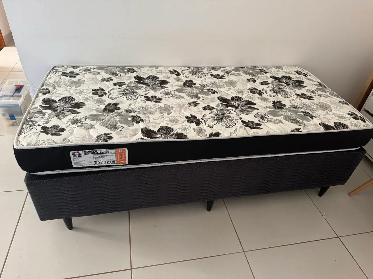 Cama box com colchão solteiro  - Foto 4