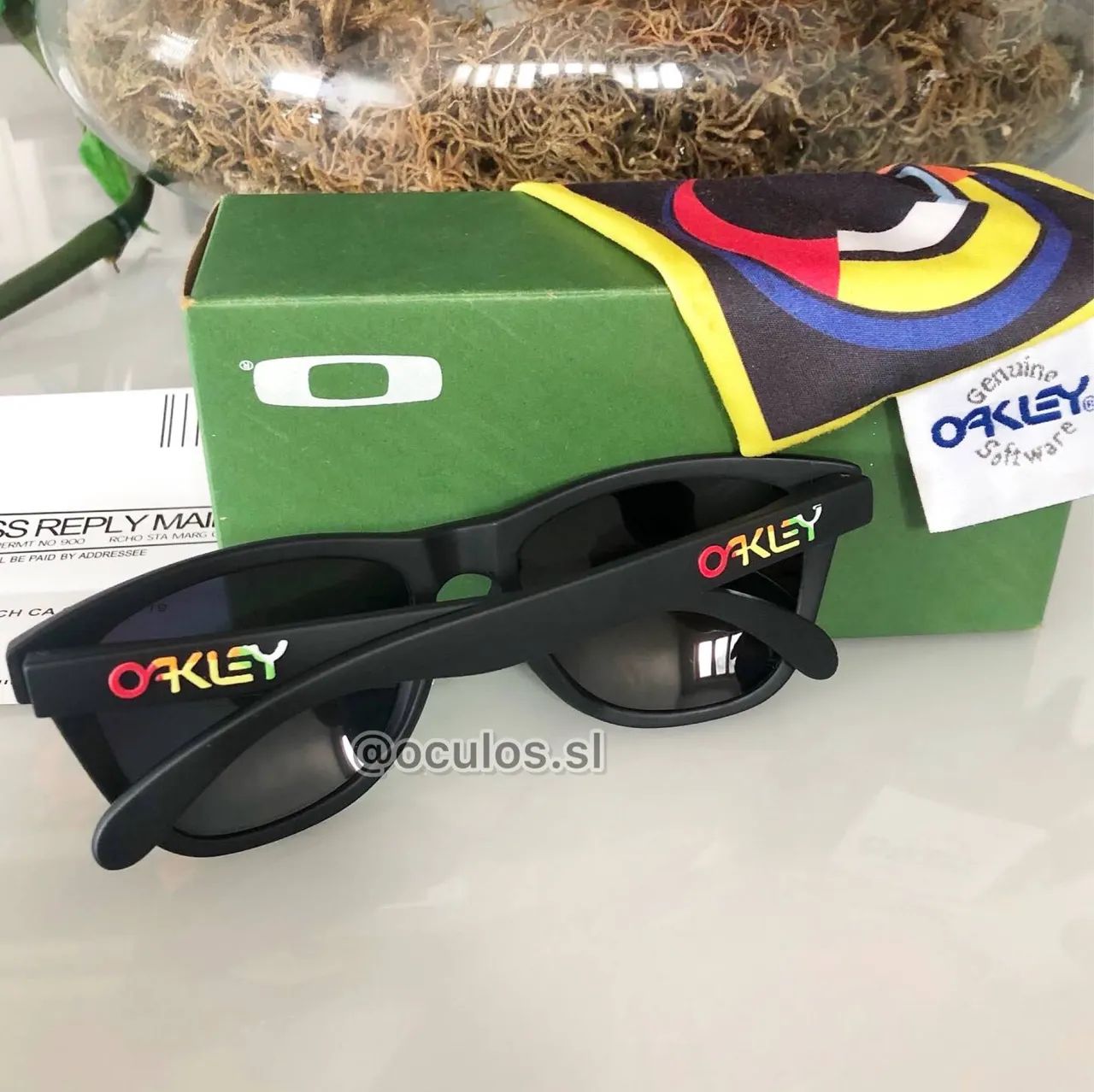 Óculos Oakley Frogskins Polarizado - Foto 4
