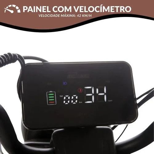 Bicicleta elétrica 48V 500W - Foto 5