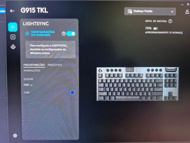 Teclado mecanico Logitech G915 TKL - Foto 2