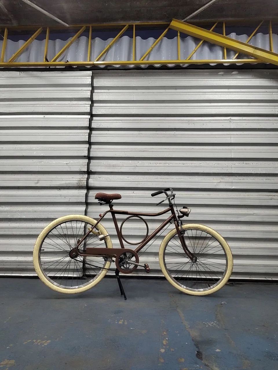 Bicicleta Monark barra circular Farol Dínamo  - Foto 5