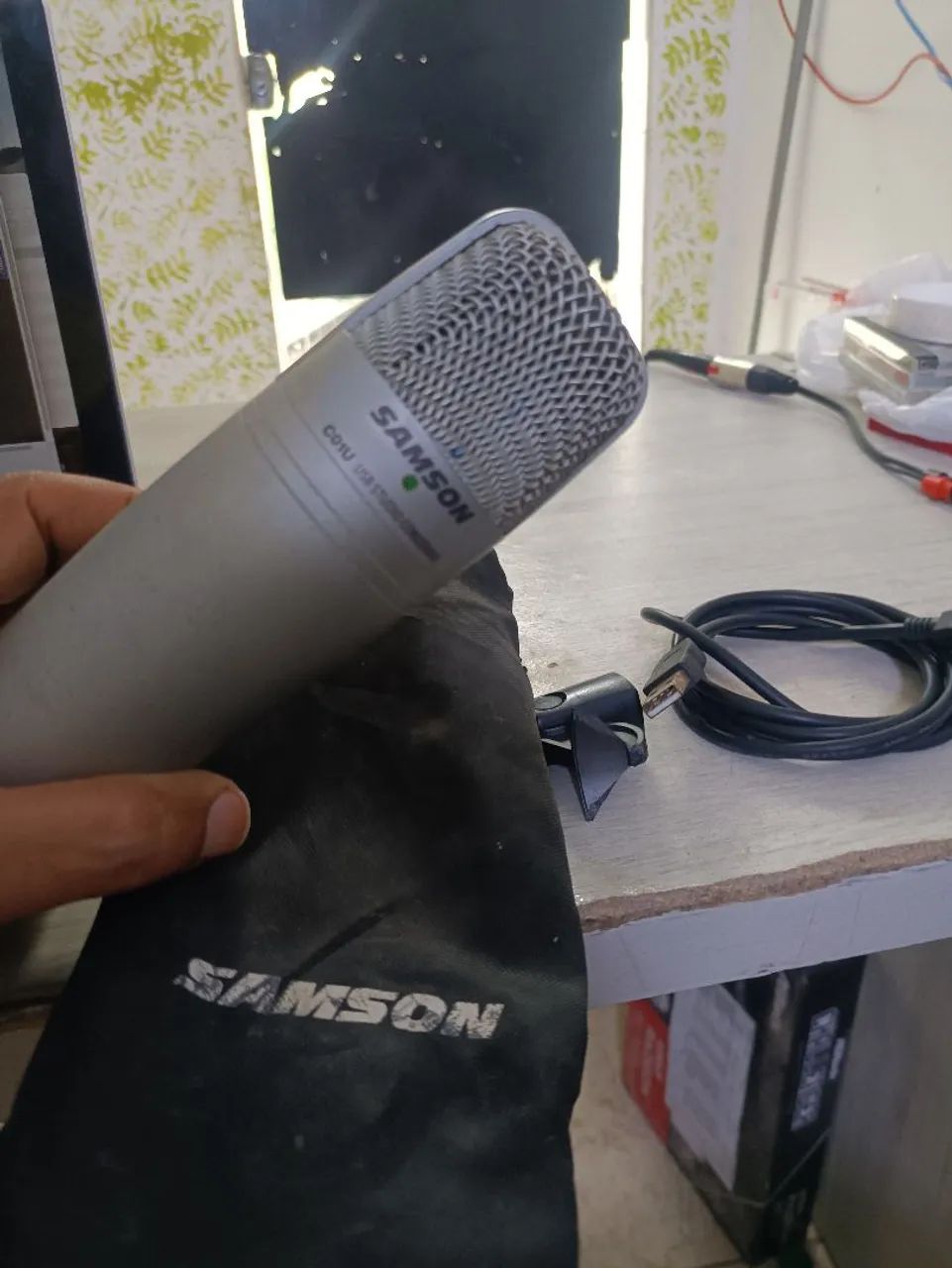 Microfone Samson C01U USB Studio Condenser - Excelente Estado - Foto 2