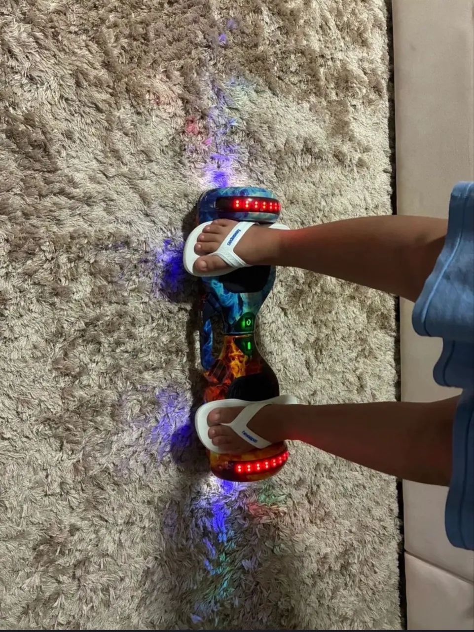 Hoverboard Skate elétrico Gelo e Fogo. NOVO NA CAIXA! - Foto 3