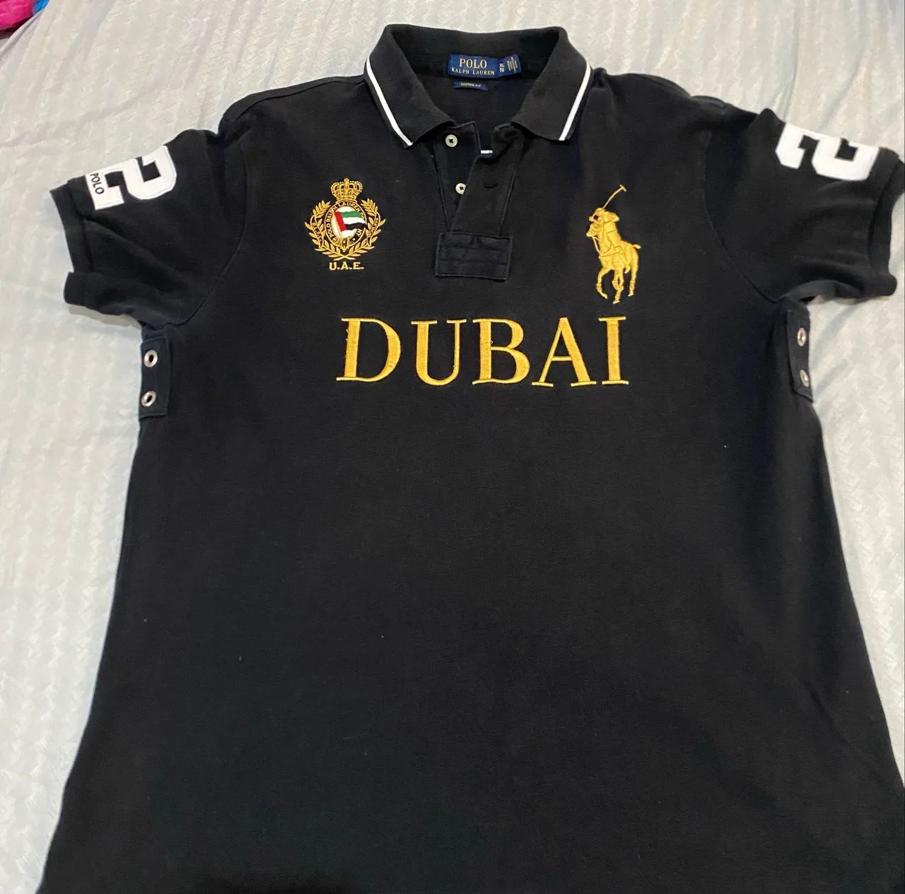 Camiseta Polo Ralph Lauren Dubai tamanho XL usada - Roupas